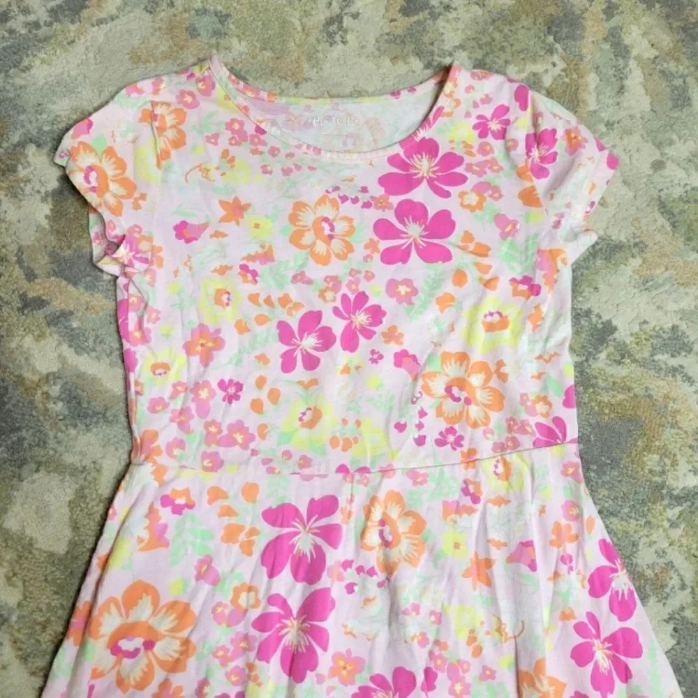 The Children's Place Hawaii Floral Dress